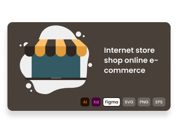 Internet store shop online e-commerce. Shopping online. Store online. preview picture