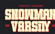 Snowman Varsity - Condensed Slab Serif