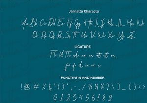 Jannatta - Luxury Signarute Font