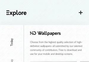Discover Social Profile - Light Theme