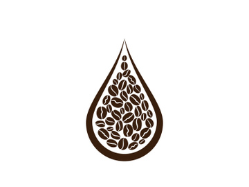 Coffee bean icon illustration preview picture