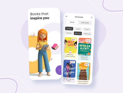 E-Book Mobile App Design