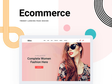 Silon: Free HTML ecommerce template preview picture