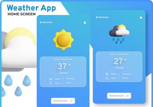 Weather APP UI Kit