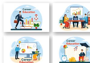 10 Career Education Illustration