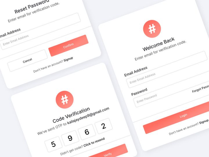 Auth module component design