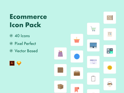 Ecommerce Color Icons