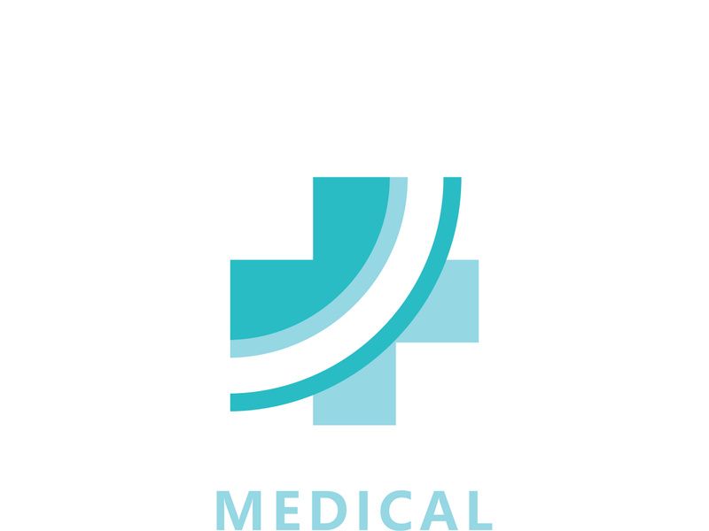 Health care logo icon vector illustration isolated on white background