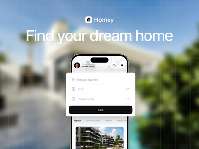 Homey - Real Estate Mobile App UI KIT