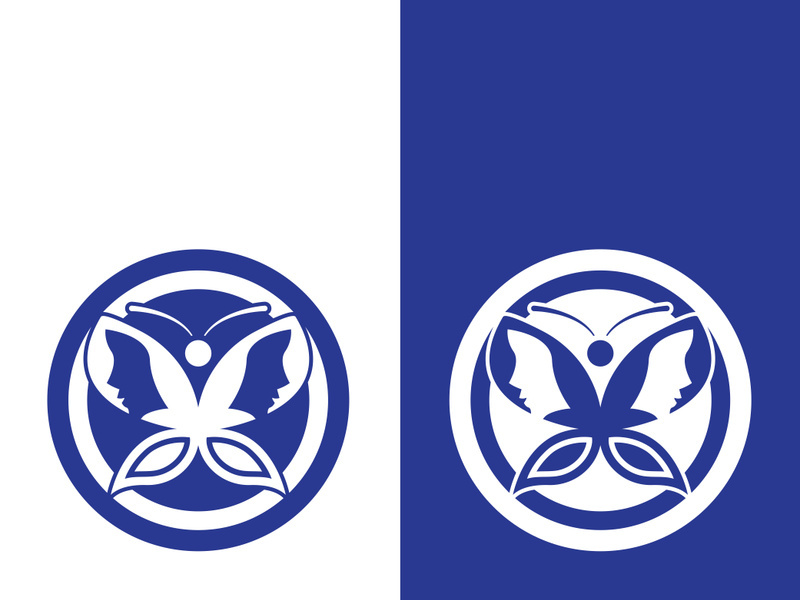 Butterfly logo icon vector design illustration