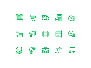 Icons for E-commerce preview picture