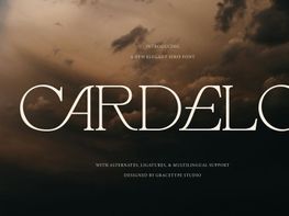 Cardelo | Elegant Serif Font preview picture