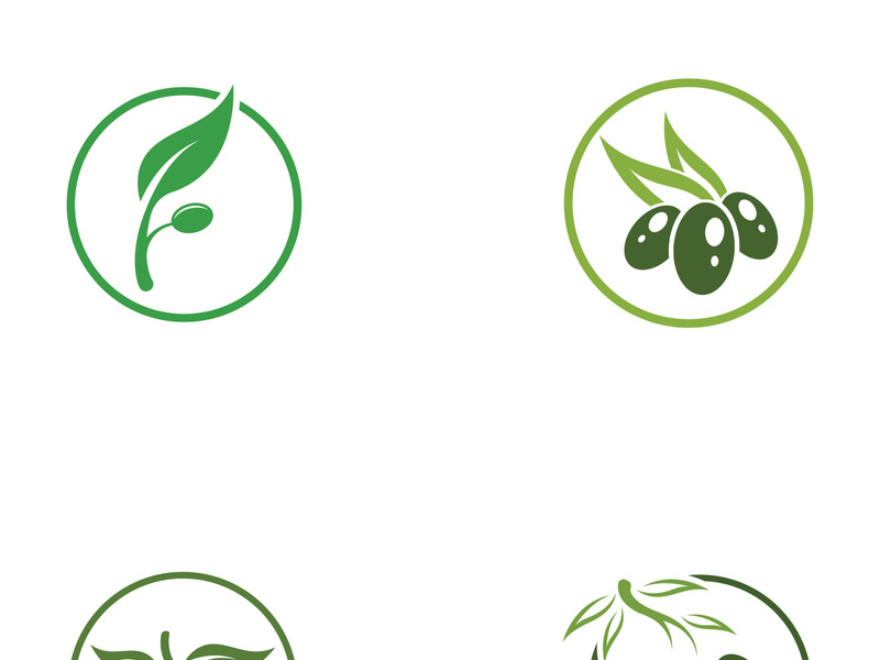 Olive fruit logo design.