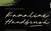 Kamaline Handbrush - Handwritting Brush Script Font