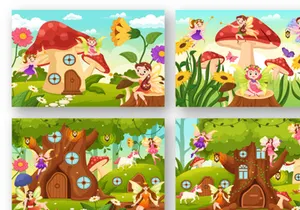 16 Beautiful Flying Fairy Illustration