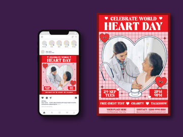 World Heart Day Flyer preview picture