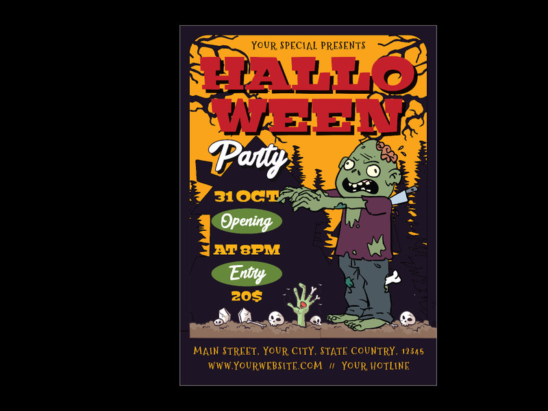 Halloween Party Flyer