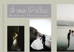San Meltianne - Wedding Font Script