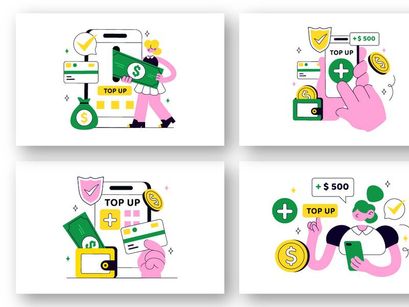 10 Top Up Balance Illustration