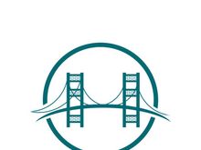 Bridge logo icon design and business symbol template