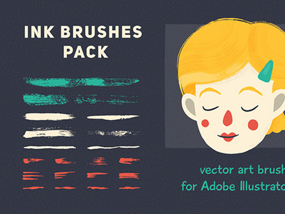 Vector Brush Set For Illustrator – Free Demo