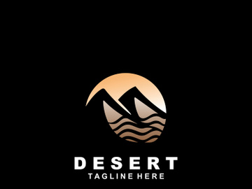 Desert wilderness logo outdoor adventure emblems, badges patches design element preview picture