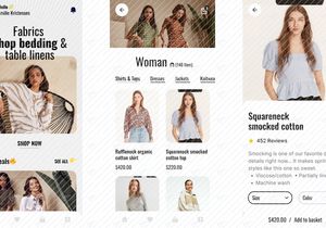 Women's Fashion store app UI Kit