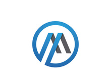 M Letter illustration icon Logo Template