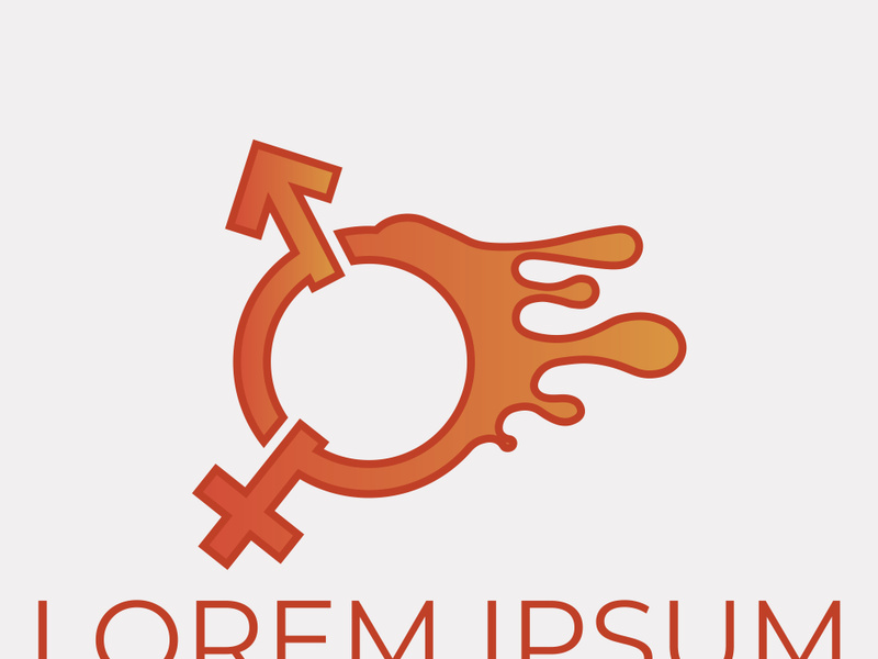 Gender logo design