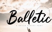 Balletic - Brush Script Font