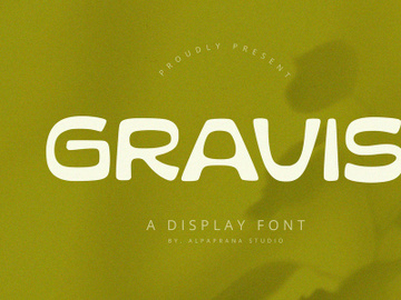 Gravis - Display Font preview picture