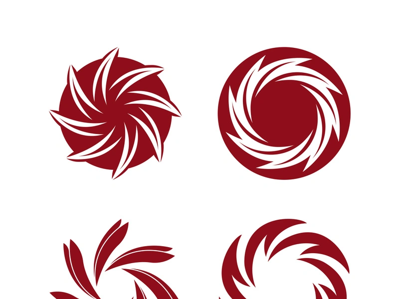 Vortex vector illustration icon logo template design