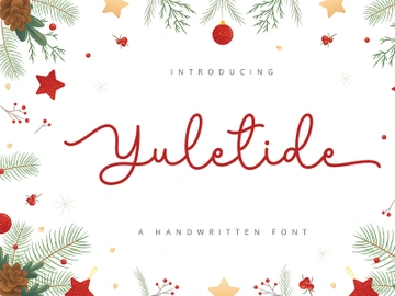 Yuletide - Handwritten Font preview picture