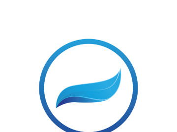 Ocean water wave wave logo design. preview picture