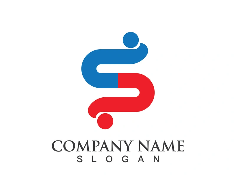 Business corporate S letter logo design vector