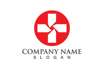 Cross Medical Logo template vector illustration preview picture