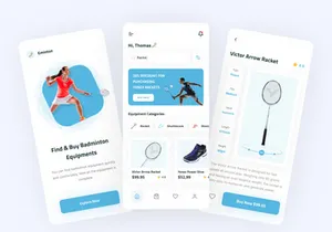Eminton - Badminton E-Commerce Mobile App