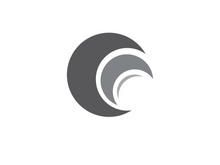 Water Wave Logo illustration design vector template