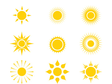 Sun Vector illustration Icon preview picture