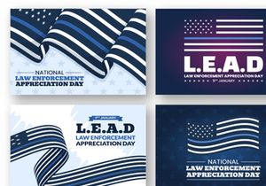 11 Law Enforcement Appreciation Day or LEAD Illustration