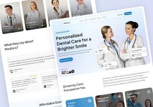 Mediora - Dental Clinic Landing Page