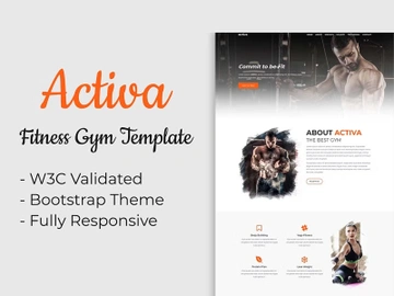 Fitness Gym HTML Template preview picture