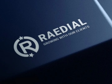 Raedial R Logo Template preview picture