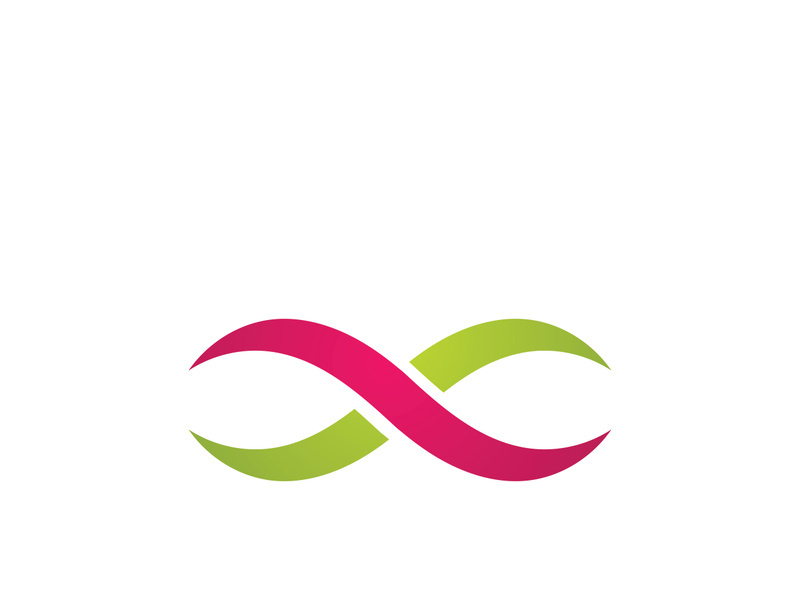 Infinity Design Vector icon illustration Logo template design