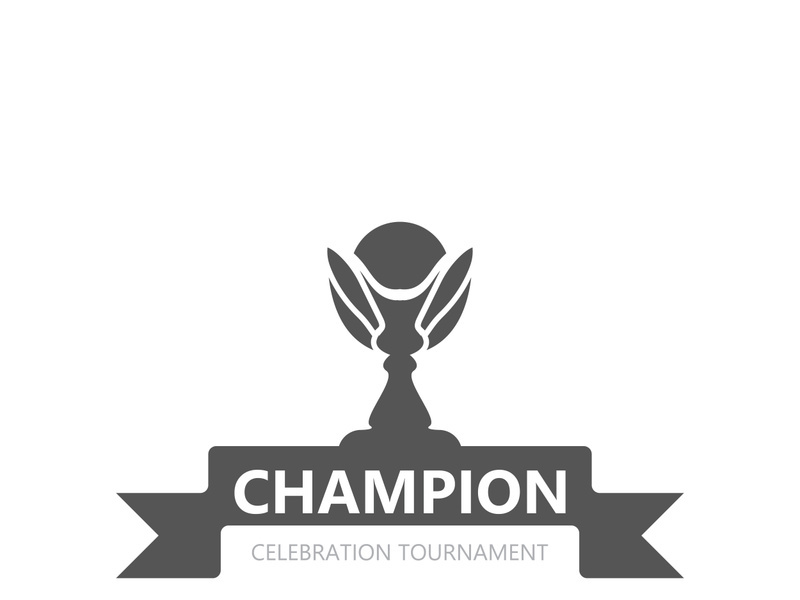 Trophy Logo winner, Sports Tournament Championship Cup Design. minimalist emblem sport, club shop simple icon