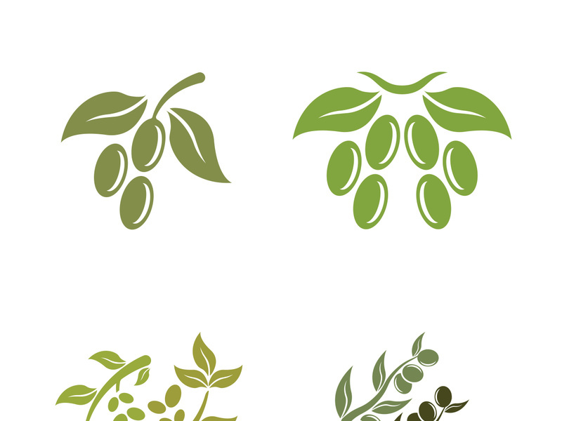 olive icon vector illustration design template