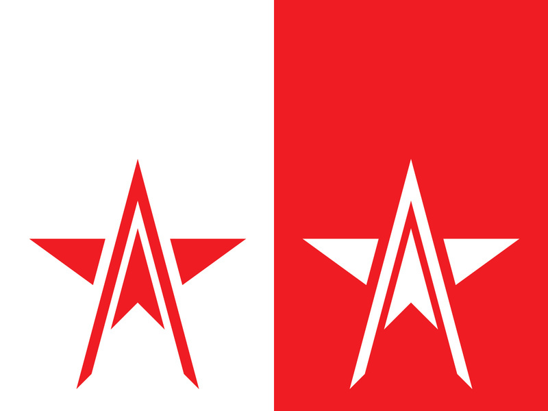 Star icon template vector illustration design