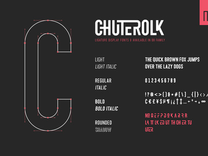 CHUTEROLK Ligature Display Font