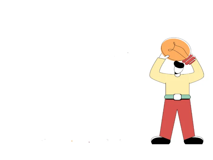 Animated Smart Ideas Online Education flat illustration