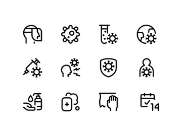 140 Free Covid icons preview picture